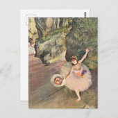 Dancer / Ster van de ballet - Degas schilderen Briefkaart (Voorkant / Achterkant)