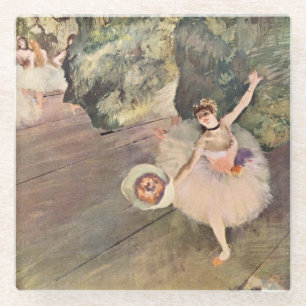 Dancer / Ster van de ballet - Degas schilderen Glazen Onderzetter
