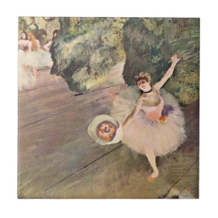 Dancer / Ster van de ballet - Degas schilderen Tegeltje