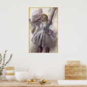 Dancer Stretching by Edgar Degas, ballet Poster (Keuken)