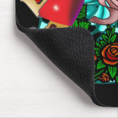 Dancer Tattoo Mousepad Muismat (Hoek)