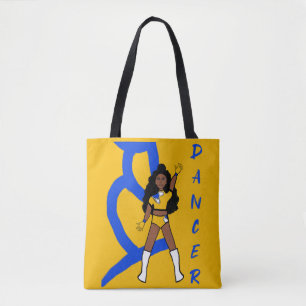 Dancer Twee Kleur Tas Geel & Blauw