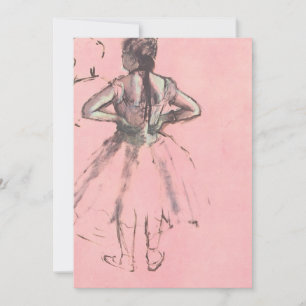 Dancer van achteren door Edgar Degas Ballet