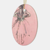 Dancer van achteren door Edgar Degas  Ballet Keramisch Ornament (Links)