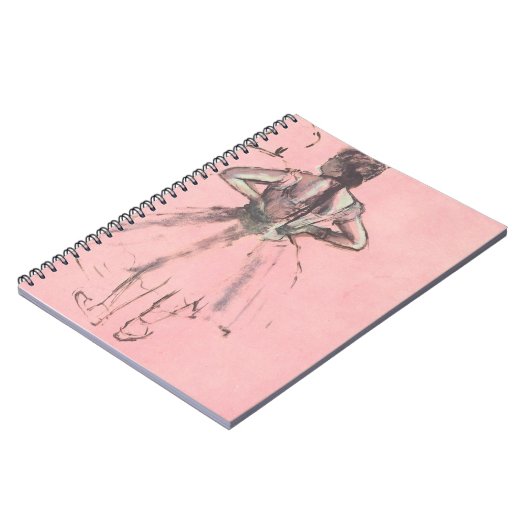 Dancer van achteren door Edgar Degas Ballet Notitieboek (Linkerzijde)