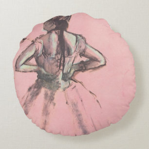 Dancer van achteren door Edgar Degas  Ballet Rond Kussen