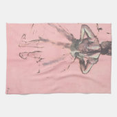 Dancer van achteren door Edgar Degas  Ballet Theedoek (Horizontaal)