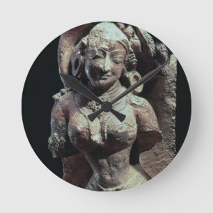 Dancer, van de Sun Temple van Kanara, Indiaan, 13t Ronde Klok