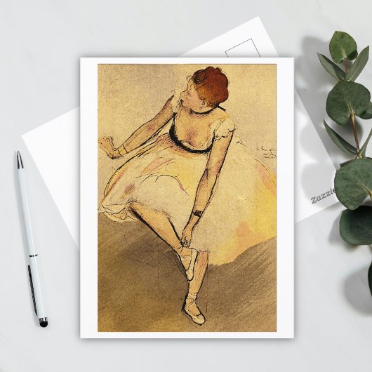 Dancer van Edgar Degas Briefkaart