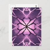 Dancer (Violet) Briefkaart (Voorkant / Achterkant)
