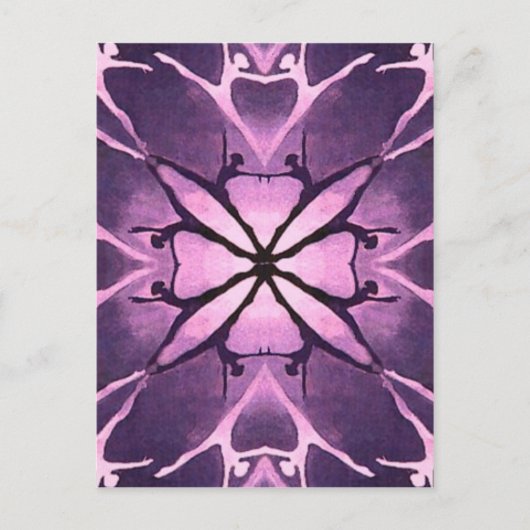 Dancer (Violet) Briefkaart (Voorkant)