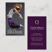 DANCER-VISITEKAARTJE VISITEKAARTJE (Voorkant / Achterkant)