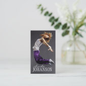 DANCER-VISITEKAARTJE VISITEKAARTJE (Staand voorkant)