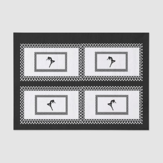 Dancer-weefselpapier Tissuepapier (Voorkant)