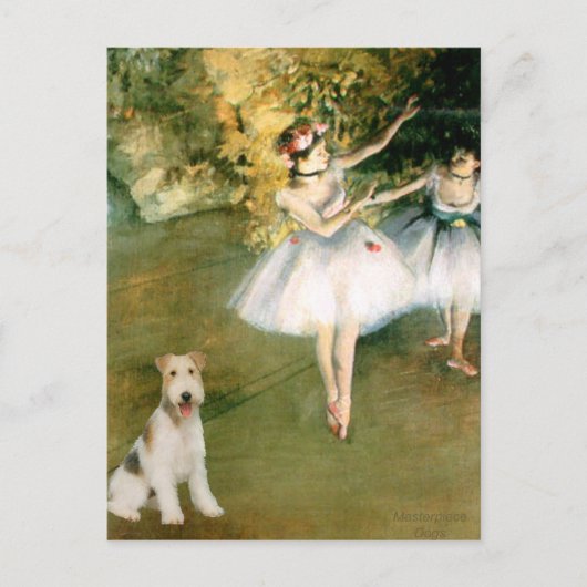 Dancer - Wire Fox Terrier #1 Briefkaart (Voorkant)