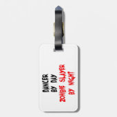 Dancer Zombie Slayer Bagagelabel (Achterkant verticaal)