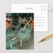 Dancer zwaaien, danser in Groen | Edgar Degas