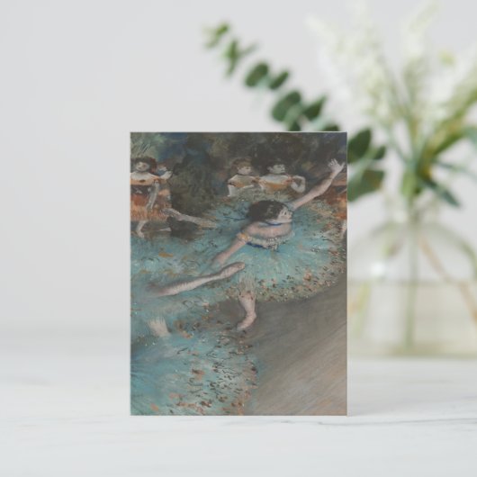 Dancer zwaaien door Degas Briefkaart (Staand voorkant)
