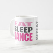 dancerepaat, dancerepaat koffiemok (Voorkant links)