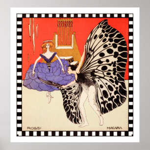 Dancers - Art Print door Kolo Moser
