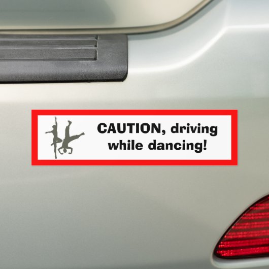 Dancers bumpersticker (Op auto)