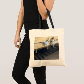 Dancers die aan de Barre, Edgar Degas oefenen Tote Bag (Voorkant (product))