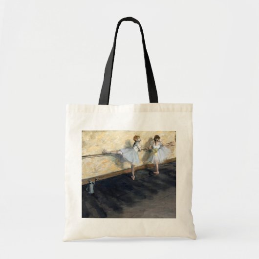 Dancers die aan de Barre, Edgar Degas oefenen Tote Bag (Voorkant)