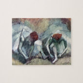 Dancers die hun schoenen uittrekken van Edgar Dega Legpuzzel (Horizontaal)