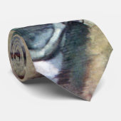 Dancers die hun schoenen uittrekken van Edgar Dega Stropdas (Opgerold)