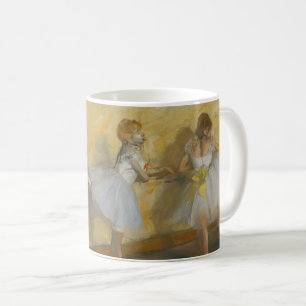 Dancers die in de Barre - Edgar Degas oefenen Koffiemok