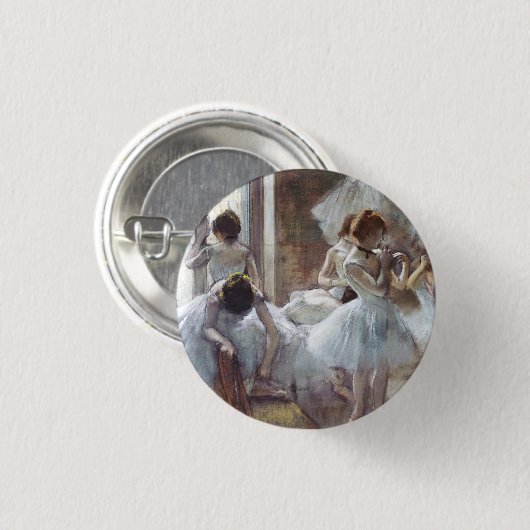 Dancers Edgar Degas Ronde Button 3,2 Cm (Voorkant /achterkant)