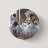 Dancers Edgar Degas Ronde Button 3,2 Cm (Voorkant)