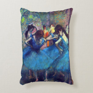Dancers in blauw door Edgar Degas, balletkunst Accent Kussen
