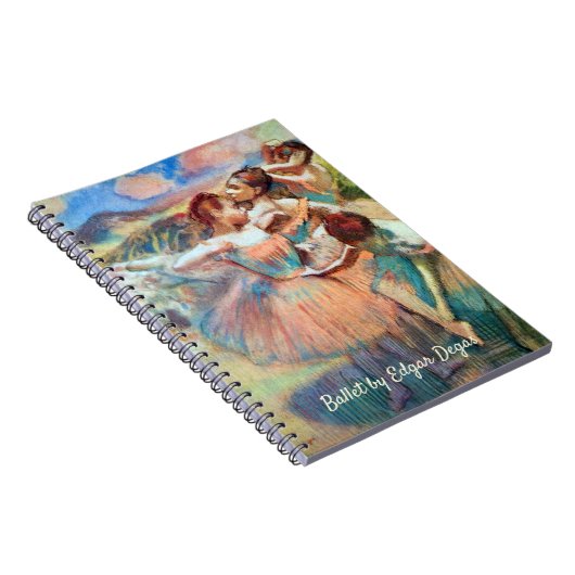 Dancers in een landschap van Edgar Degas Notitieboek (Rechterzijde)