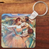 Dancers in een landschap van Edgar Degas Sleutelhanger (Achterkant)
