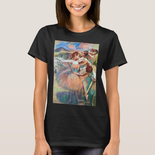 Dancers in een landschap van Edgar Degas T-shirt (Voorkant)