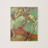 Dancers in het groen door Edgar Degas, ballet Legpuzzel (Verticaal)