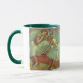 Dancers in het groen door Edgar Degas,  ballet Mok (Links)