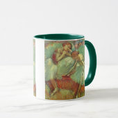 Dancers in het groen door Edgar Degas,  ballet Mok (Voorkant rechts)