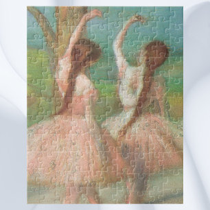 Dancers in roze door Edgar Degas, balletkunst Legpuzzel