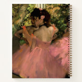 Dancers in roze notitieboek (Achterkant)