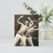 Dancers, jaren dertig, briefkaart (Staand voorkant)