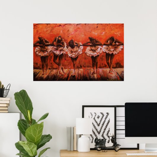 Dancers Secret I - Canvas Print (Thuiskantoor)