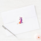 Dancers Tango Ballroom Flamenco dansen Ronde Sticker (Envelop)