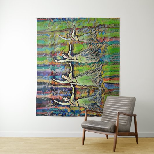 Dancers Tapestry Wandkleed (In situ)