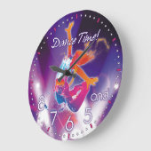 Dancer's Time Wall Clock Grote Klok (Hoek)