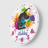 Dancer's Time Wall klok (Hoek)