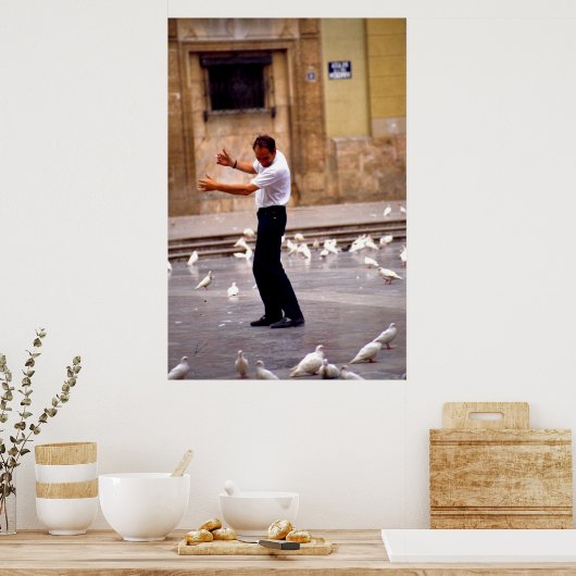 Dances met duiven poster (Keuken)