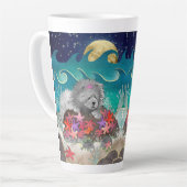 DANCIEN' AVEC LE STARZ Blue Chow Latte Mug (Angle gauche)