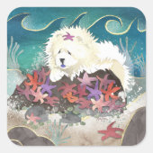 DANCIEN AVEC LES stickers carré à la crème STARZ (Devant)